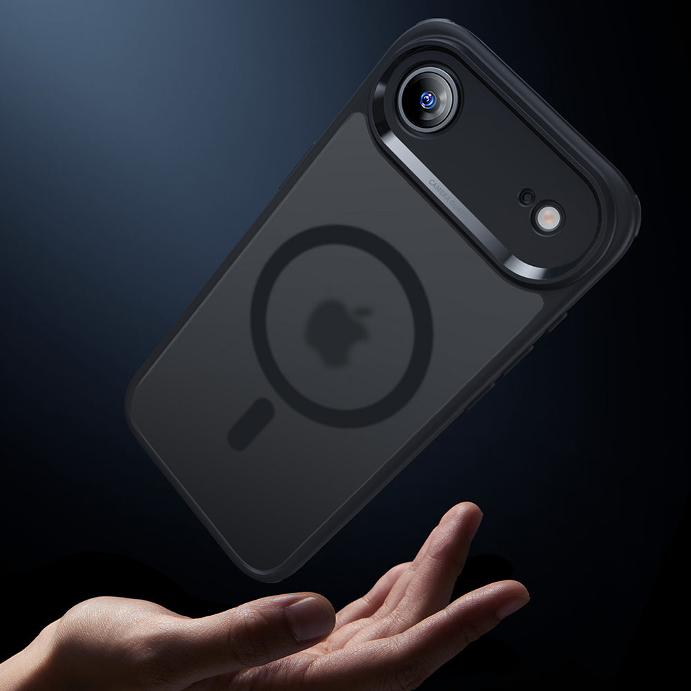 MagSafe tok Apple iPhone 17 Air-hez, ESR, Classic Hybrid, Szatén Fekete