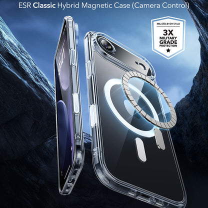 MagSafe tok Apple iPhone 17 Air-hez, ESR, Classic Hybrid, Átlátszó