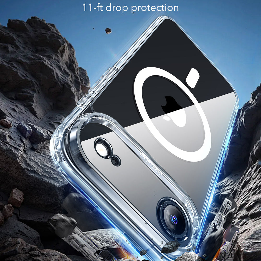 MagSafe tok Apple iPhone 17 Air-hez, ESR, Classic Hybrid, Átlátszó