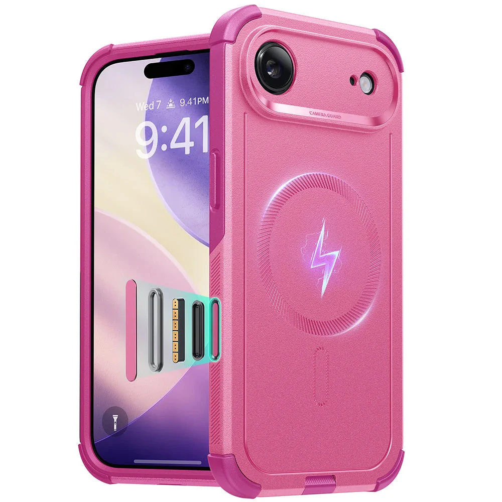 MagSafe tok Apple iPhone 17 Air-hez, ESR, Cyber, Rózsaszín