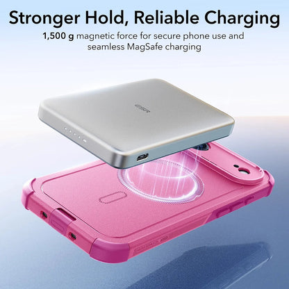 MagSafe tok Apple iPhone 17 Air-hez, ESR, Cyber, Rózsaszín