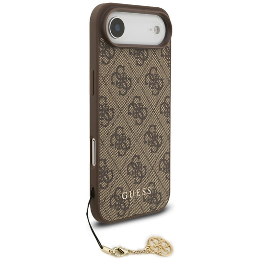 MagSafe Case for Apple iPhone 17 Air, Guess, 4G Charm Cradle, Brown
