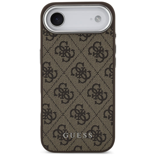 MagSafe Case for Apple iPhone 17 Air, Guess, 4G Classic Logo, Brown