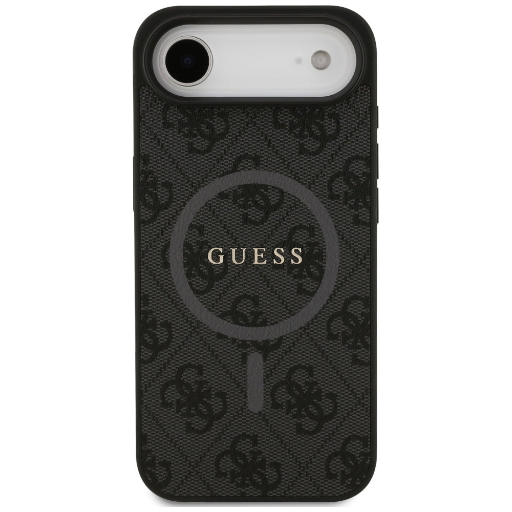 MagSafe tok Apple iPhone 17 Air-hez, Guess, 4G Ring Classic Logo, Fekete