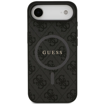 MagSafe tok Apple iPhone 17 Air-hez, Guess, 4G Ring Classic Logo, Fekete
