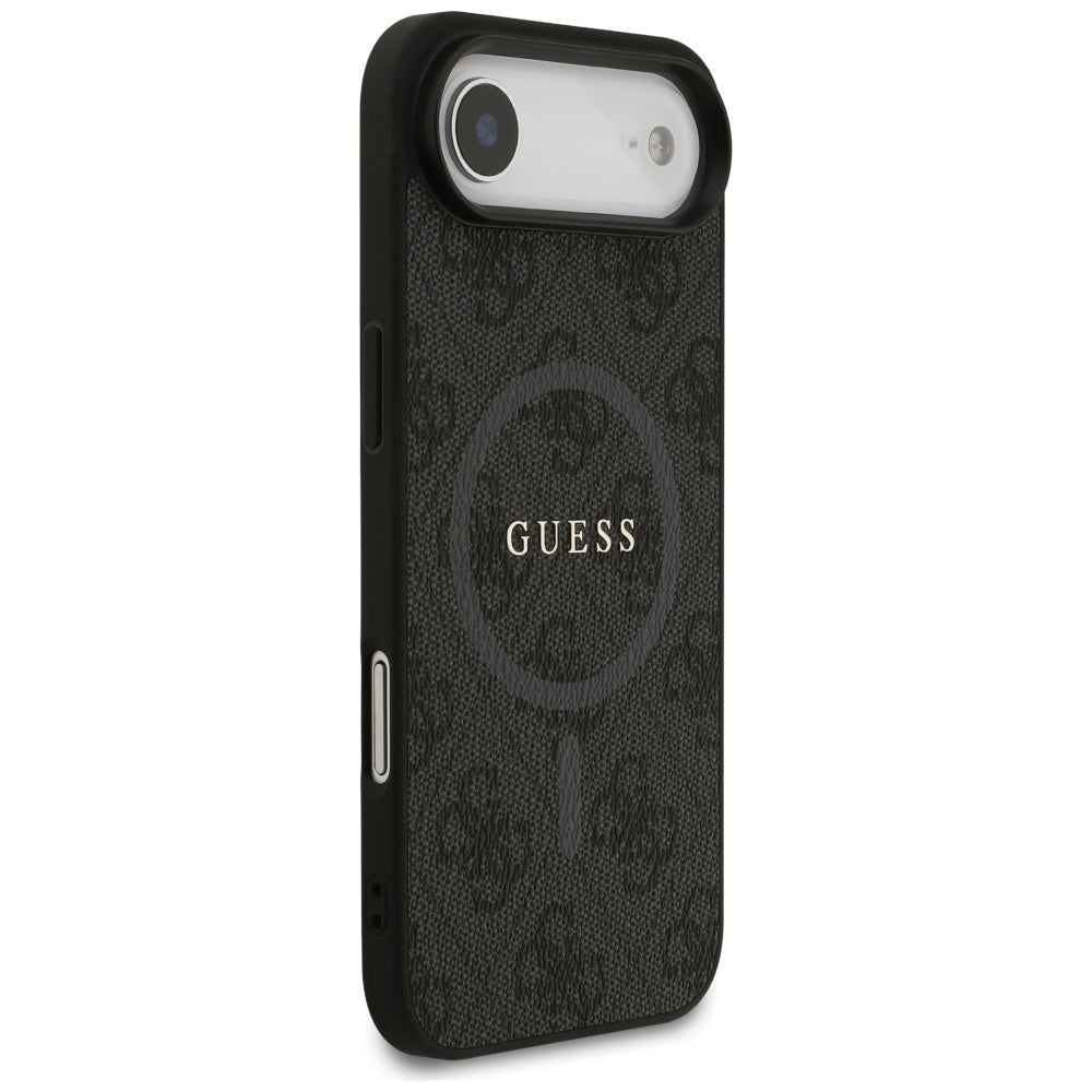 MagSafe tok Apple iPhone 17 Air-hez, Guess, 4G Ring Classic Logo, Fekete