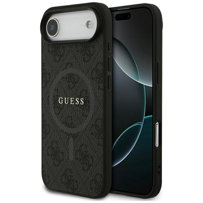 MagSafe tok Apple iPhone 17 Air-hez, Guess, 4G Ring Classic Logo, Fekete