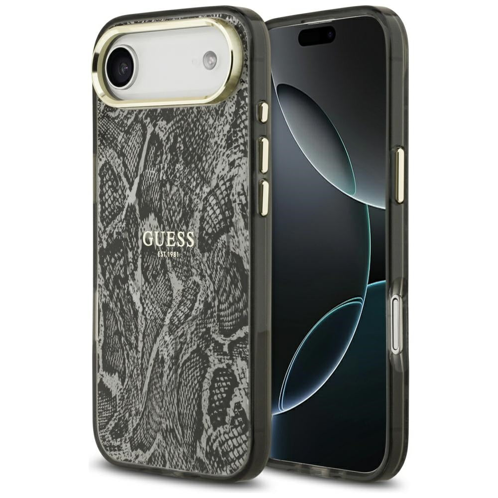 MagSafe tok Apple iPhone 17 Air-hez, Guess, Python minta, Fekete