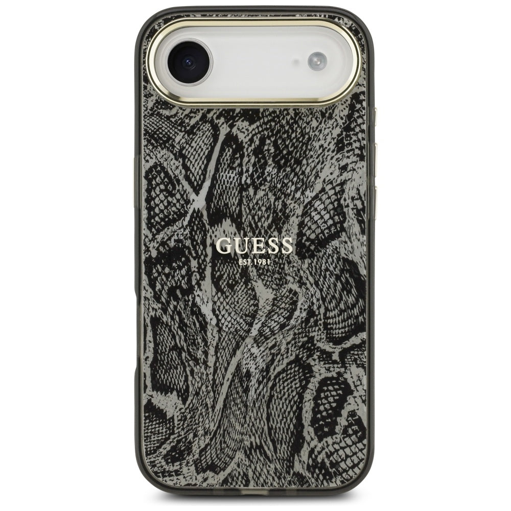 MagSafe tok Apple iPhone 17 Air-hez, Guess, Python minta, Fekete