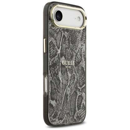 MagSafe tok Apple iPhone 17 Air-hez, Guess, Python minta, Fekete