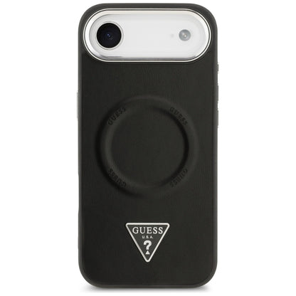 MagSafe tok Apple iPhone 17 Air-hez, Guess, Triangle Logo, Fekete-Ezüst
