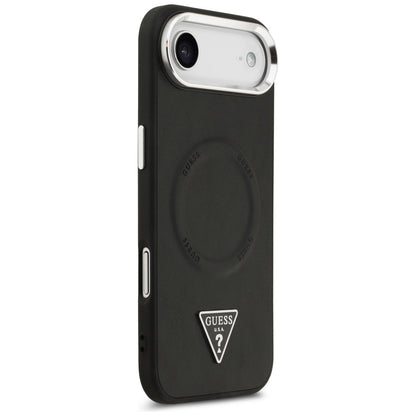 MagSafe tok Apple iPhone 17 Air-hez, Guess, Triangle Logo, Fekete-Ezüst