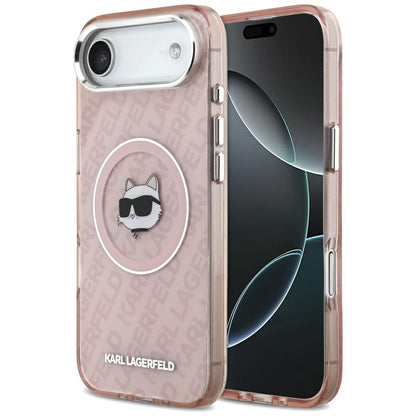 MagSafe tok Apple iPhone 17 Air-hez, Karl Lagerfeld, IML Choupette`s Head, Rózsaszín