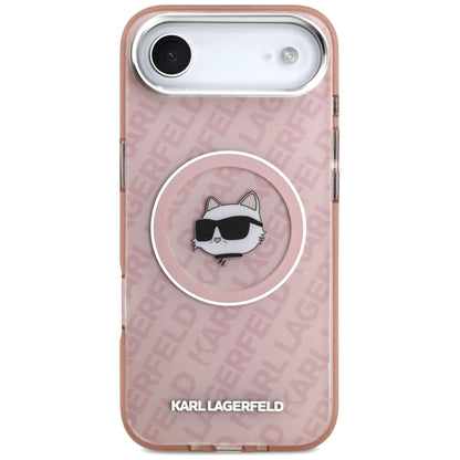 MagSafe tok Apple iPhone 17 Air-hez, Karl Lagerfeld, IML Choupette`s Head, Rózsaszín