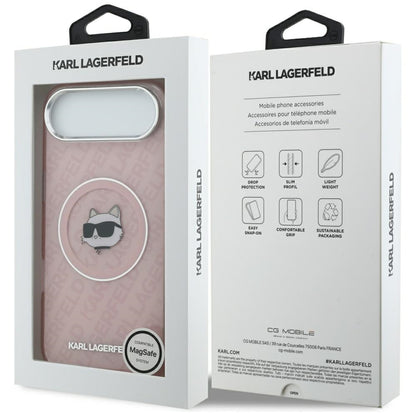 MagSafe tok Apple iPhone 17 Air-hez, Karl Lagerfeld, IML Choupette`s Head, Rózsaszín