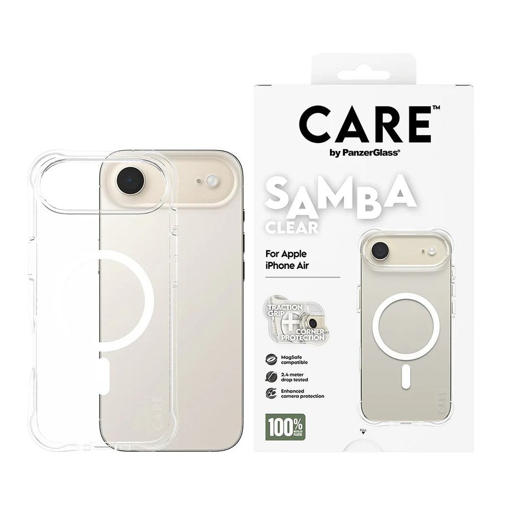MagSafe tok Apple iPhone 17 Air-hez, PanzerGlass, Divatos, Átlátszó Fehér