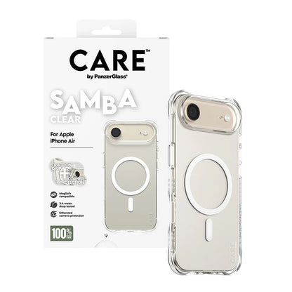 MagSafe tok Apple iPhone 17 Air-hez, PanzerGlass, Divatos, Átlátszó Fehér