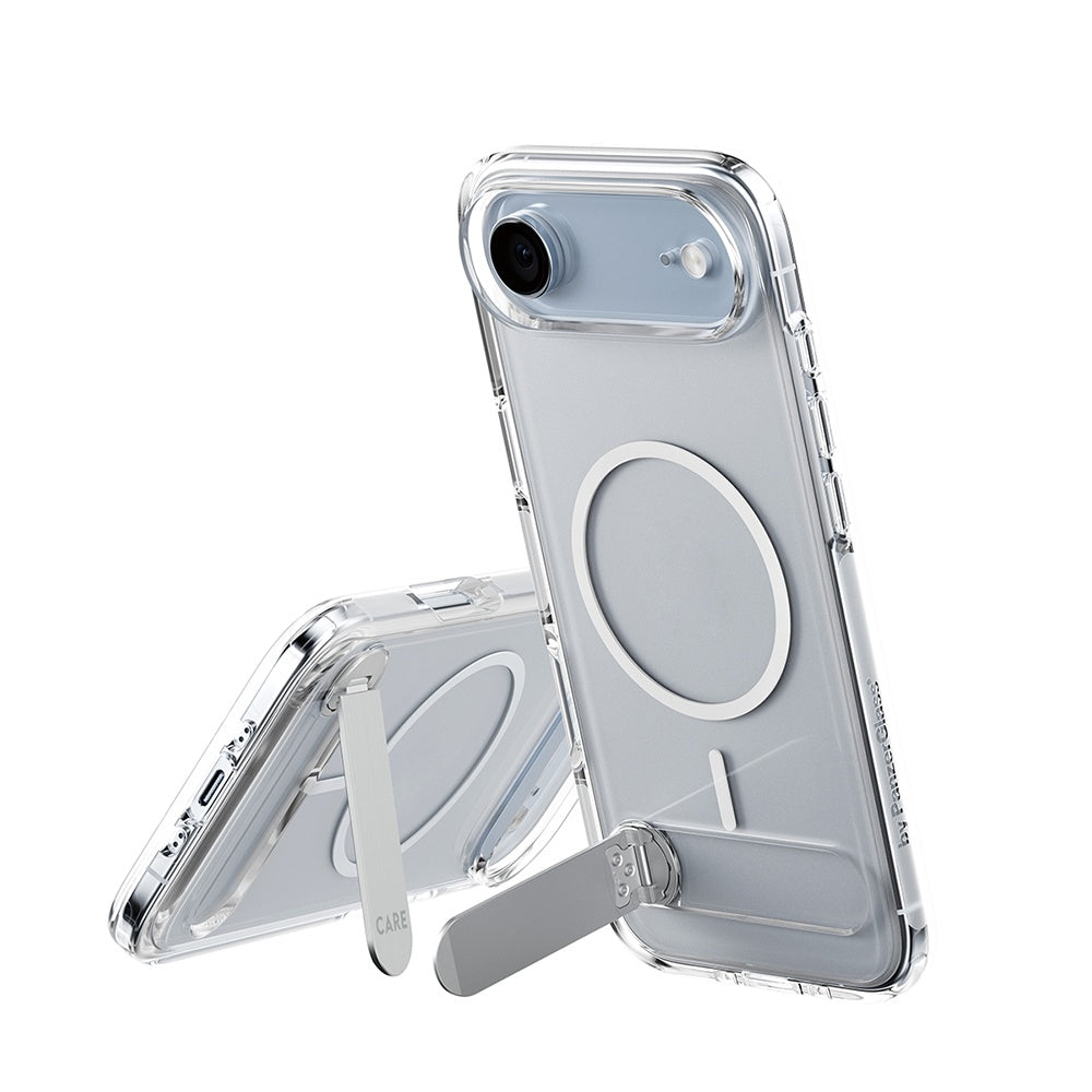 MagSafe tok Apple iPhone 17 Air-hez, PanzerGlass, Állványos funkció, Átlátszó