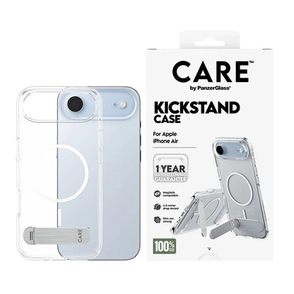 MagSafe tok Apple iPhone 17 Air-hez, PanzerGlass, Állványos funkció, Átlátszó
