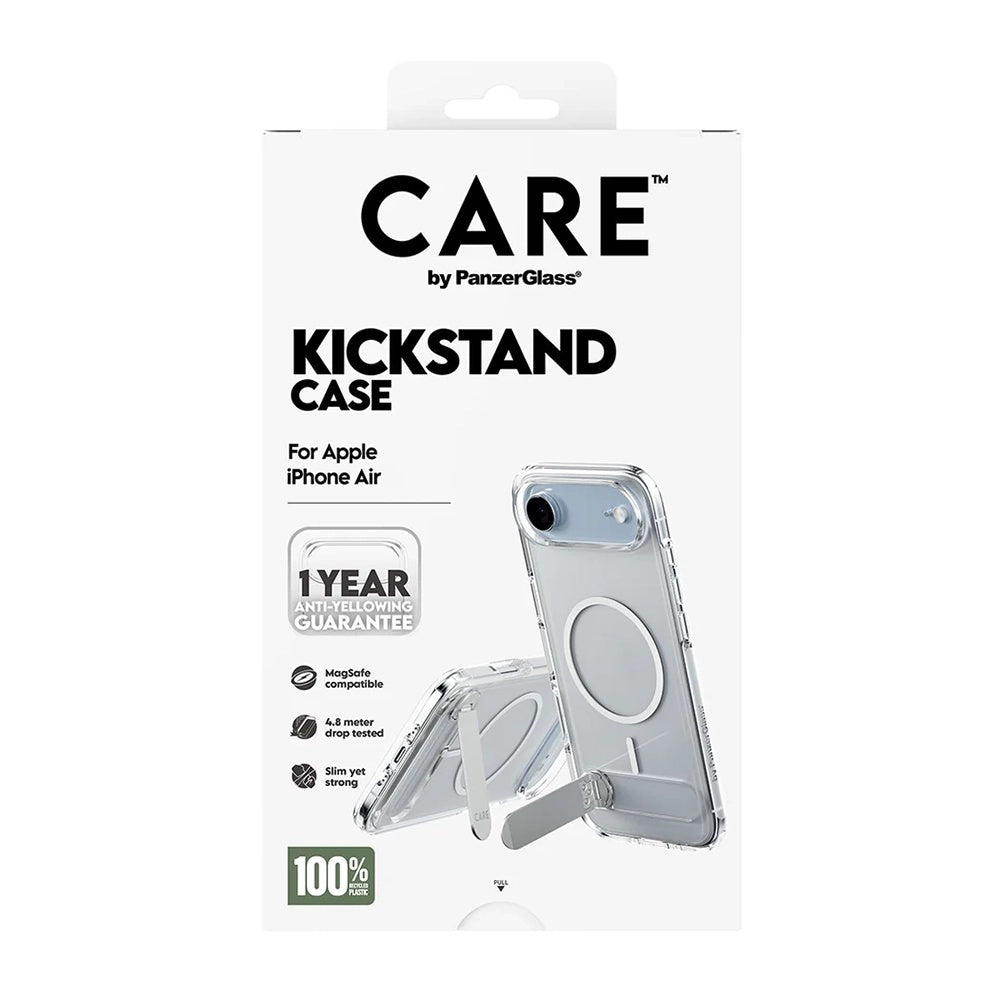 MagSafe tok Apple iPhone 17 Air-hez, PanzerGlass, Állványos funkció, Átlátszó