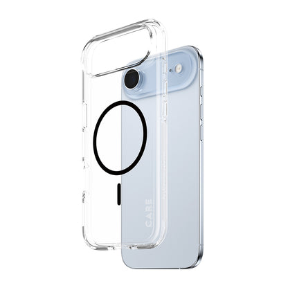 MagSafe tok Apple iPhone 17 Air-hez, PanzerGlass, Care Urban Explorer, Fekete Átlátszó