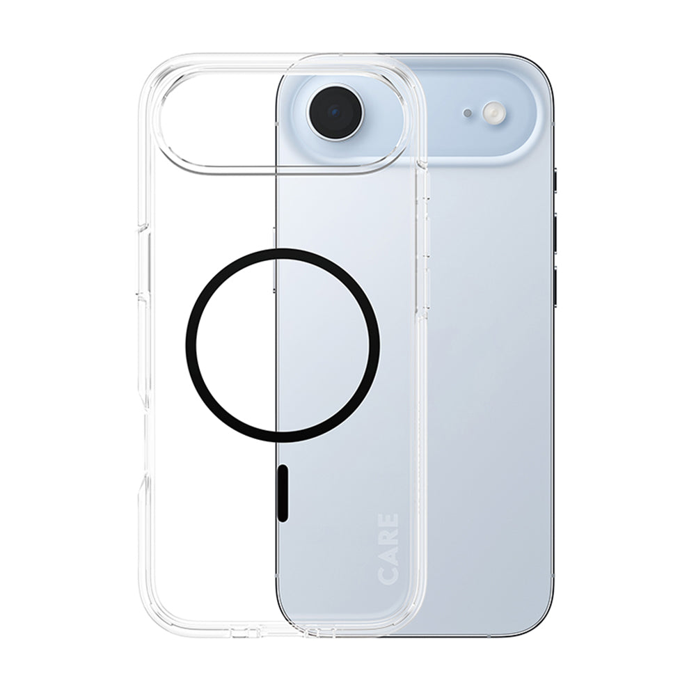 MagSafe tok Apple iPhone 17 Air-hez, PanzerGlass, Care Urban Explorer, Fekete Átlátszó