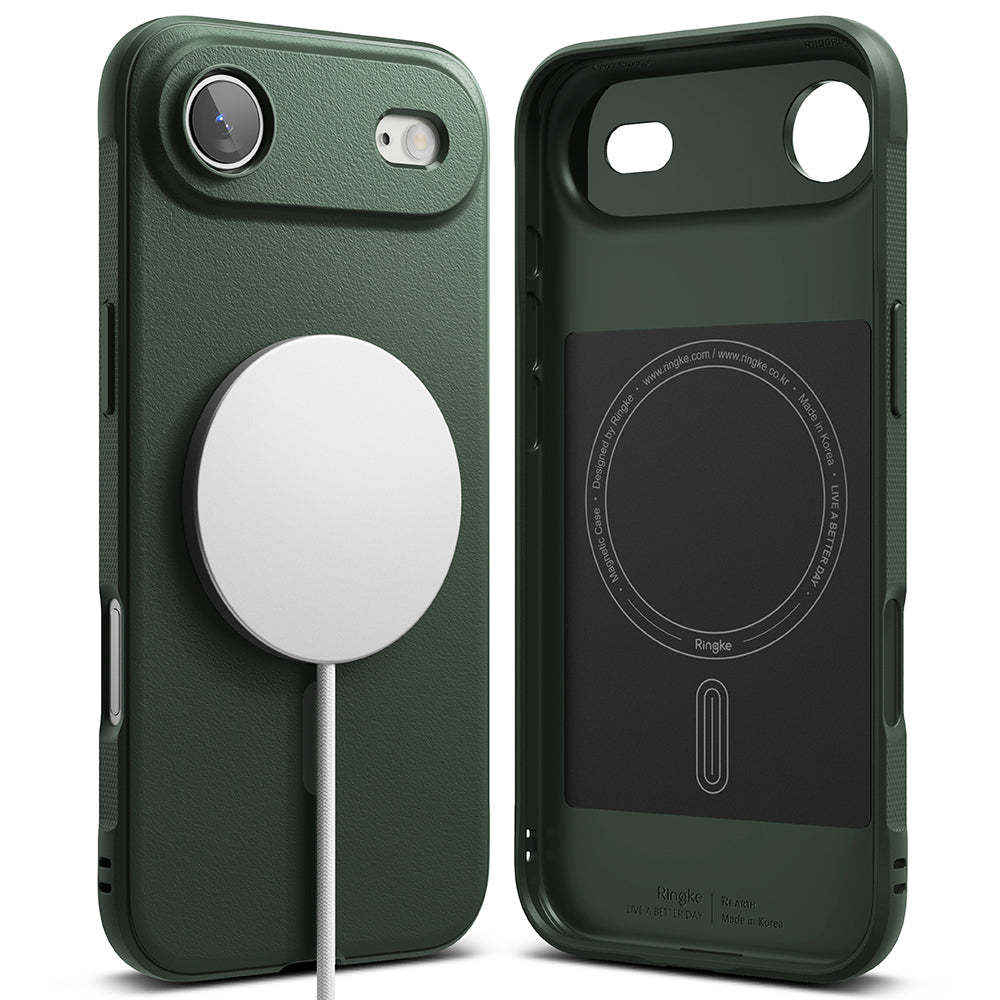 MagSafe tok Apple iPhone 17 Air-hez, Ringke, Onyx, Sötétzöld