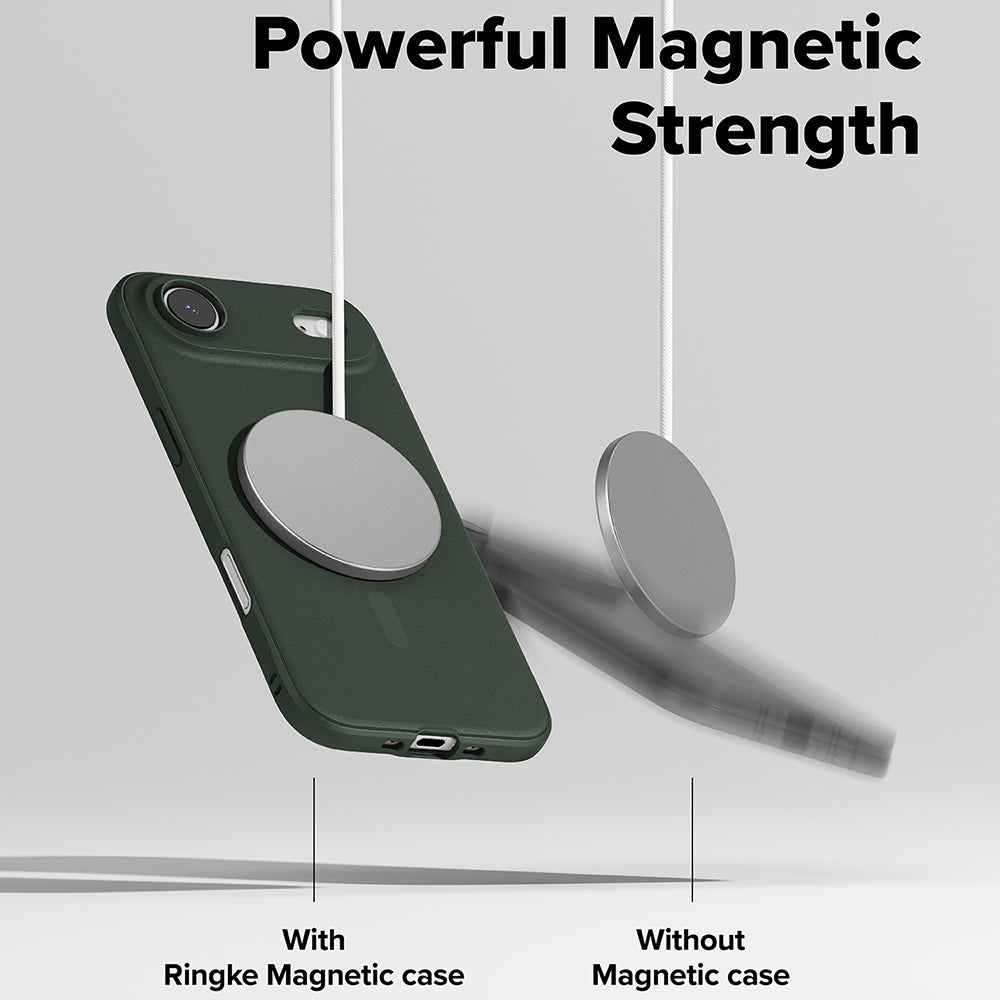 MagSafe tok Apple iPhone 17 Air-hez, Ringke, Onyx, Sötétzöld