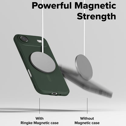 MagSafe tok Apple iPhone 17 Air-hez, Ringke, Onyx, Sötétzöld
