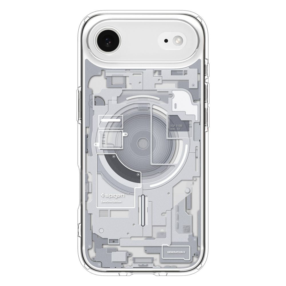 MagSafe tok Apple iPhone 17 Air-hez, Spigen, Ultra Hybrid Zero One, Fehér