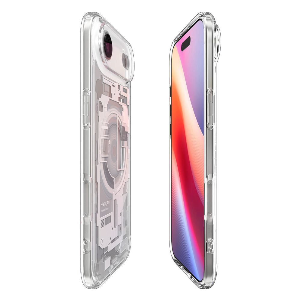 MagSafe tok Apple iPhone 17 Air-hez, Spigen, Ultra Hybrid Zero One, Fehér