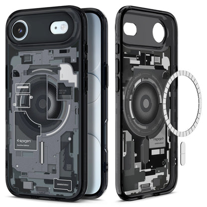 MagSafe Case for Apple iPhone 17 Air, Spigen, Ultra Hybrid Zero One, Black