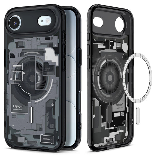 MagSafe Case for Apple iPhone 17 Air, Spigen, Ultra Hybrid Zero One, Black