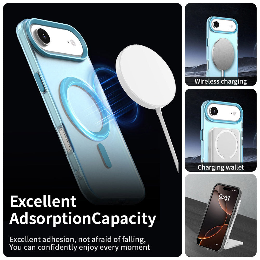 MagSafe tok Apple iPhone 17 Air-hez, Techsuit, CandyCase, Kék