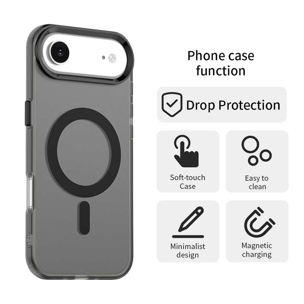 MagSafe tok Apple iPhone 17 Air-hoz, Techsuit, CandyCase, Fekete
