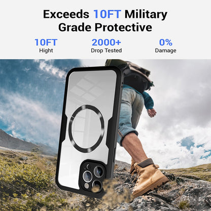 MagSafe tok Apple iPhone 17 Air-hez, Techsuit, ColorVerse 360, Kék