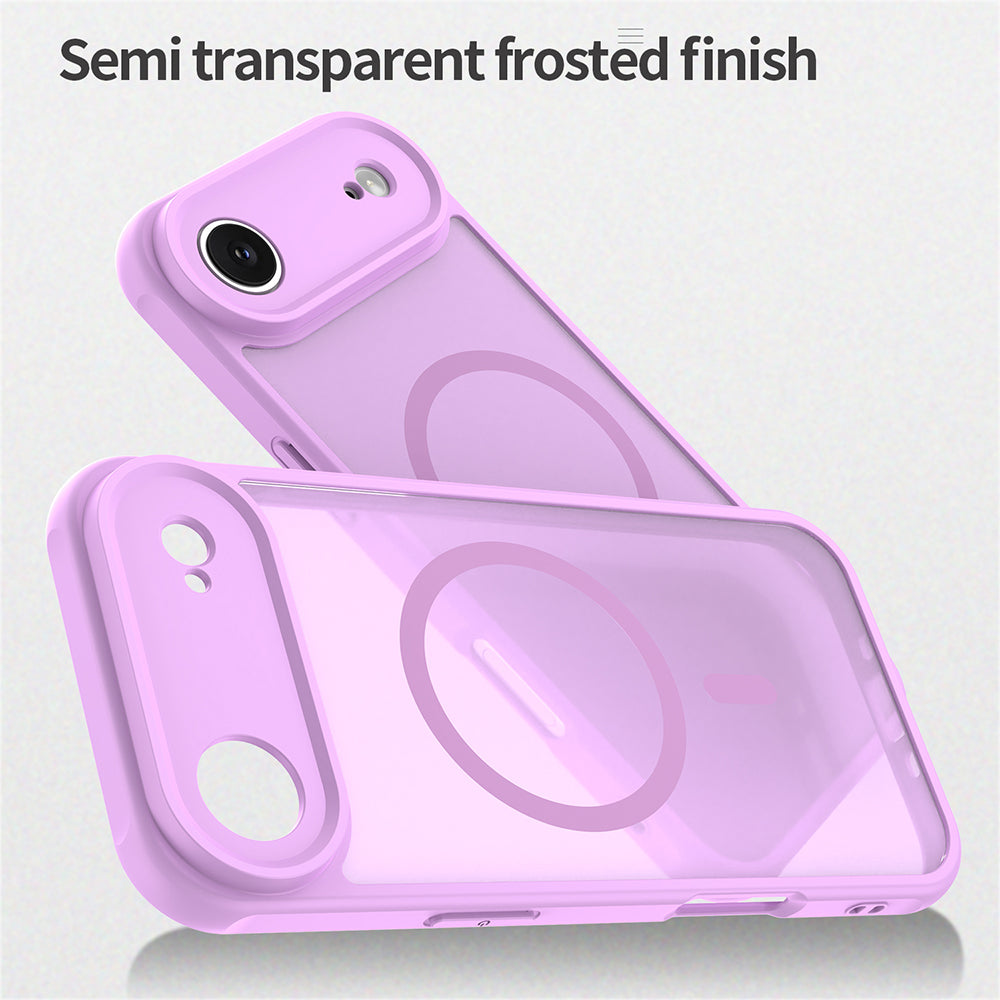 MagSafe tok Apple iPhone 17 Air-hez, Techsuit, HaloFrost II, Rózsaszín