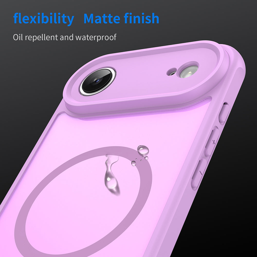 MagSafe tok Apple iPhone 17 Air-hez, Techsuit, HaloFrost II, Rózsaszín