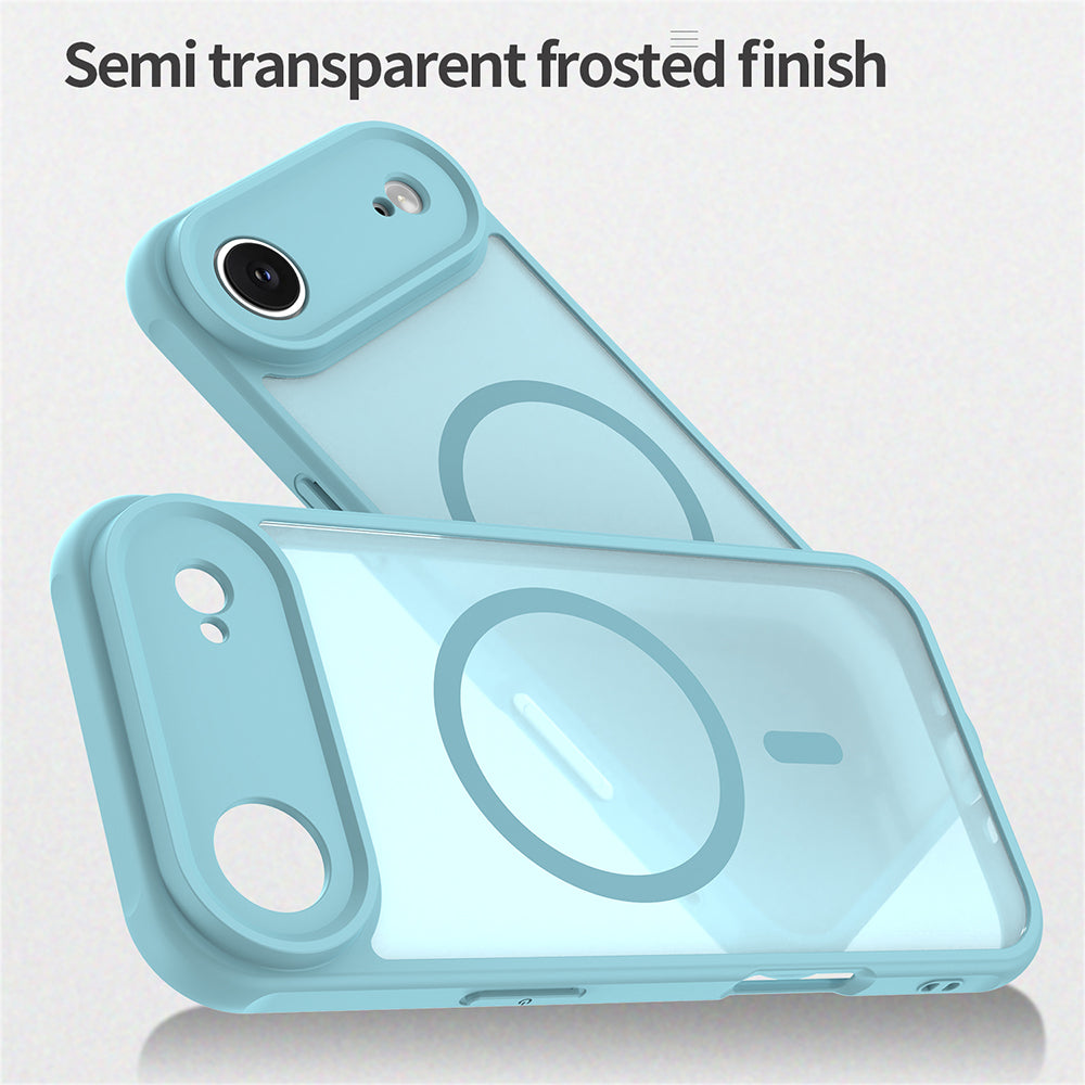 MagSafe tok Apple iPhone 17 Air-hez, Techsuit, HaloFrost II, Világoszöld