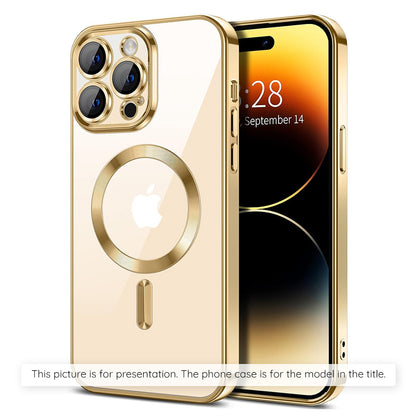 MagSafe tok Apple iPhone 17 Air-hez, Techsuit, Luxury Crystal, Arany