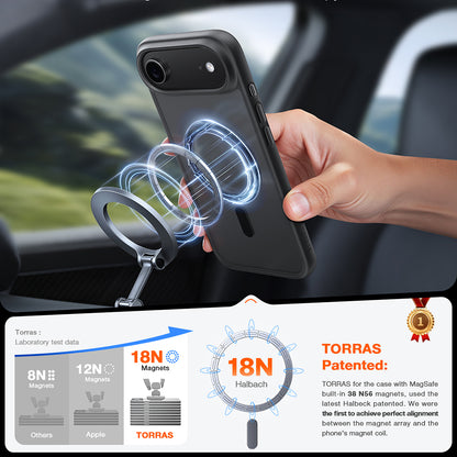 MagSafe tok Apple iPhone 17 Air-hez, Torras, Guardian, Fekete