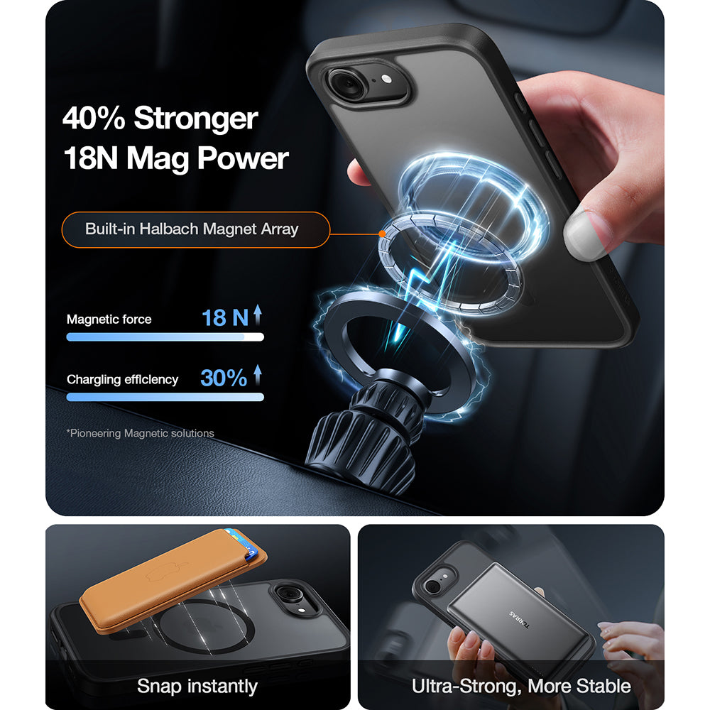 MagSafe tok Apple iPhone 17 Air-hez, Torras, Guardian, Átlátszó