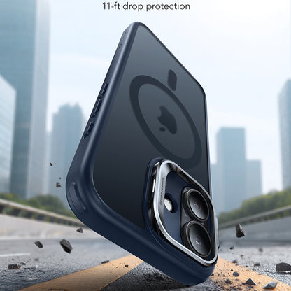 MagSafe tok Apple iPhone 17-hez, ESR, Classic Hybrid Kickstand, Szaténkék