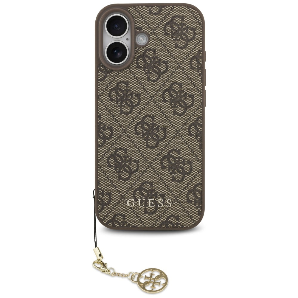 MagSafe tok Apple iPhone 17-hez, Guess, 4G Charm Cradle, Barna