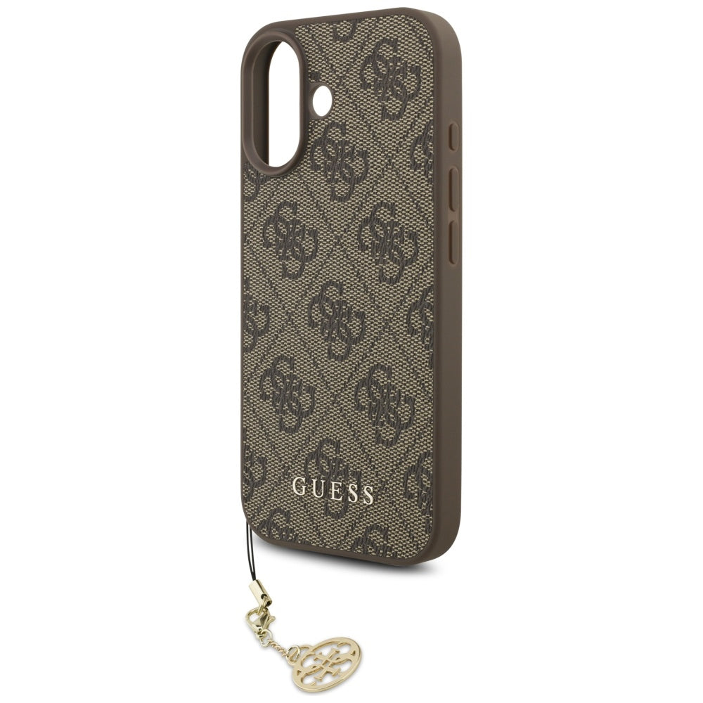 MagSafe tok Apple iPhone 17-hez, Guess, 4G Charm Cradle, Barna