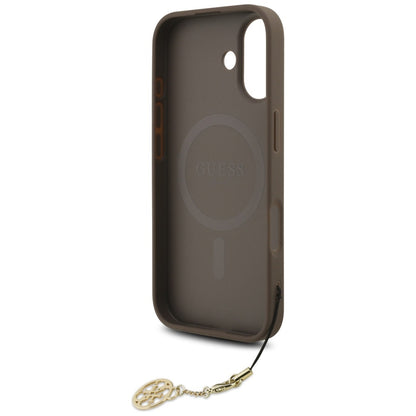 MagSafe tok Apple iPhone 17-hez, Guess, 4G Charm Cradle, Barna