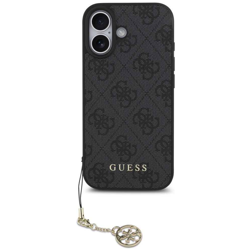 MagSafe tok Apple iPhone 17-hez, Guess, 4G Charm Cradle, Fekete