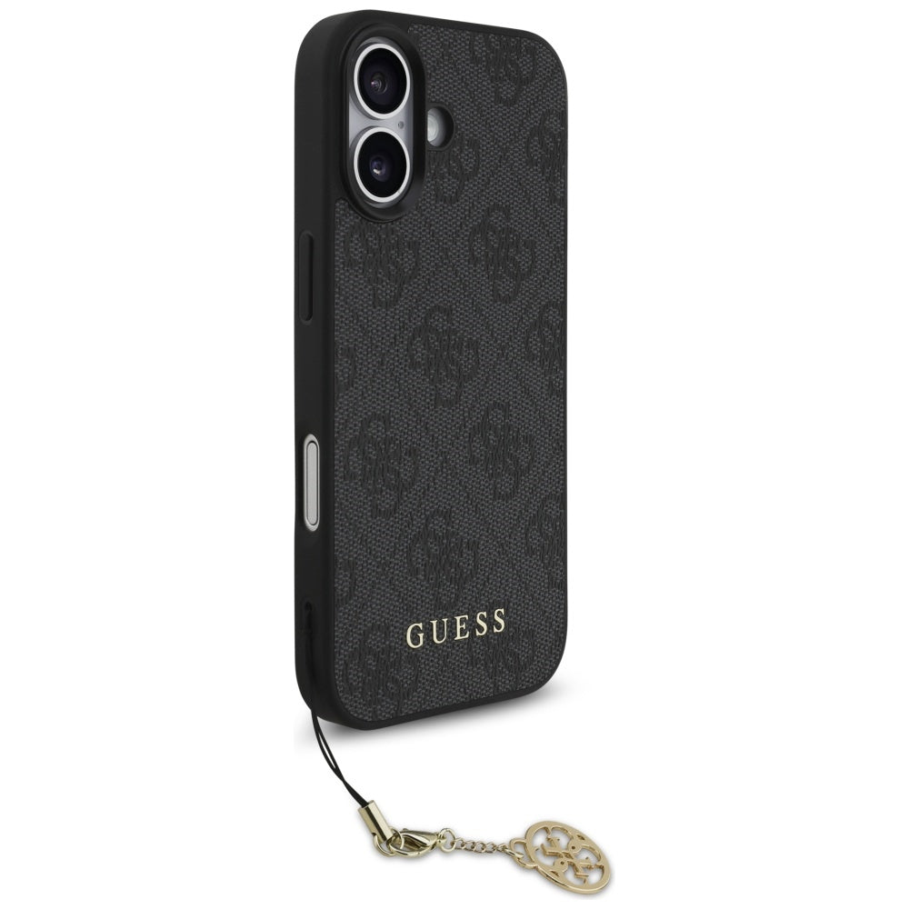 MagSafe tok Apple iPhone 17-hez, Guess, 4G Charm Cradle, Fekete