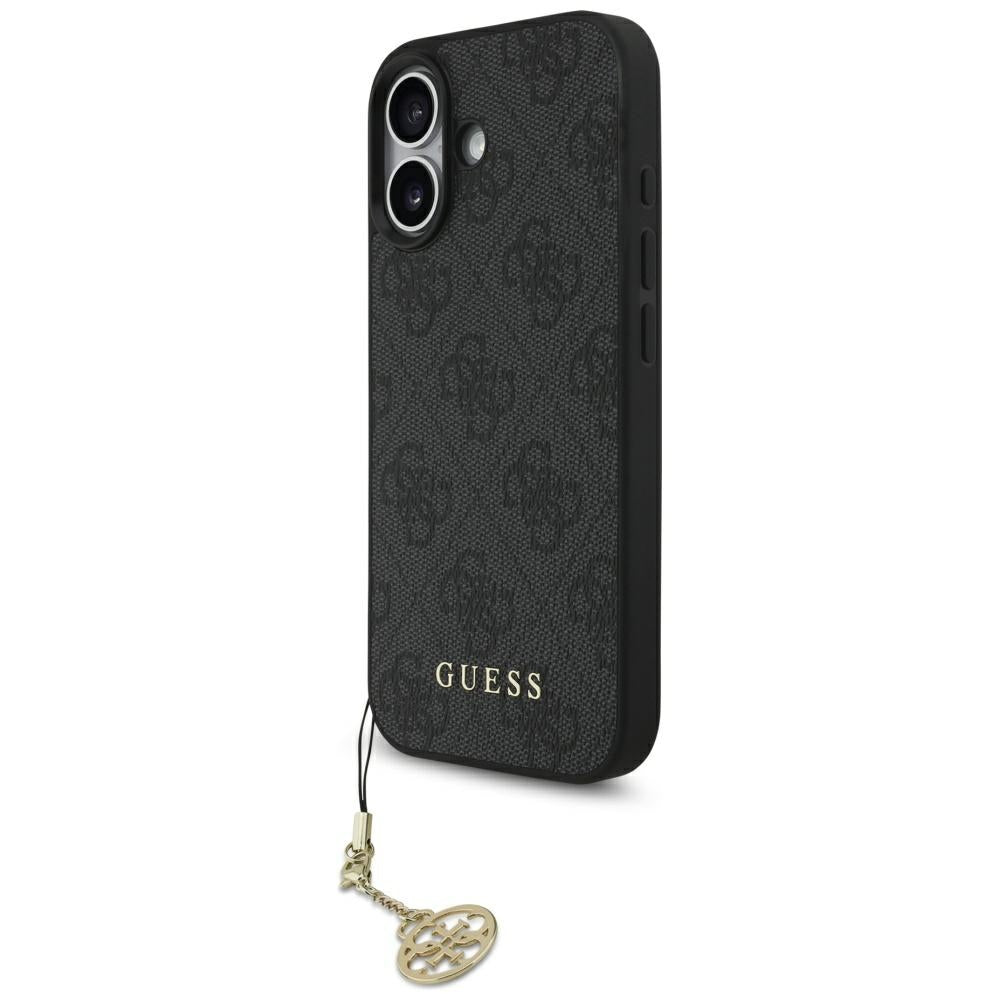 MagSafe tok Apple iPhone 17-hez, Guess, 4G Charm Cradle, Fekete