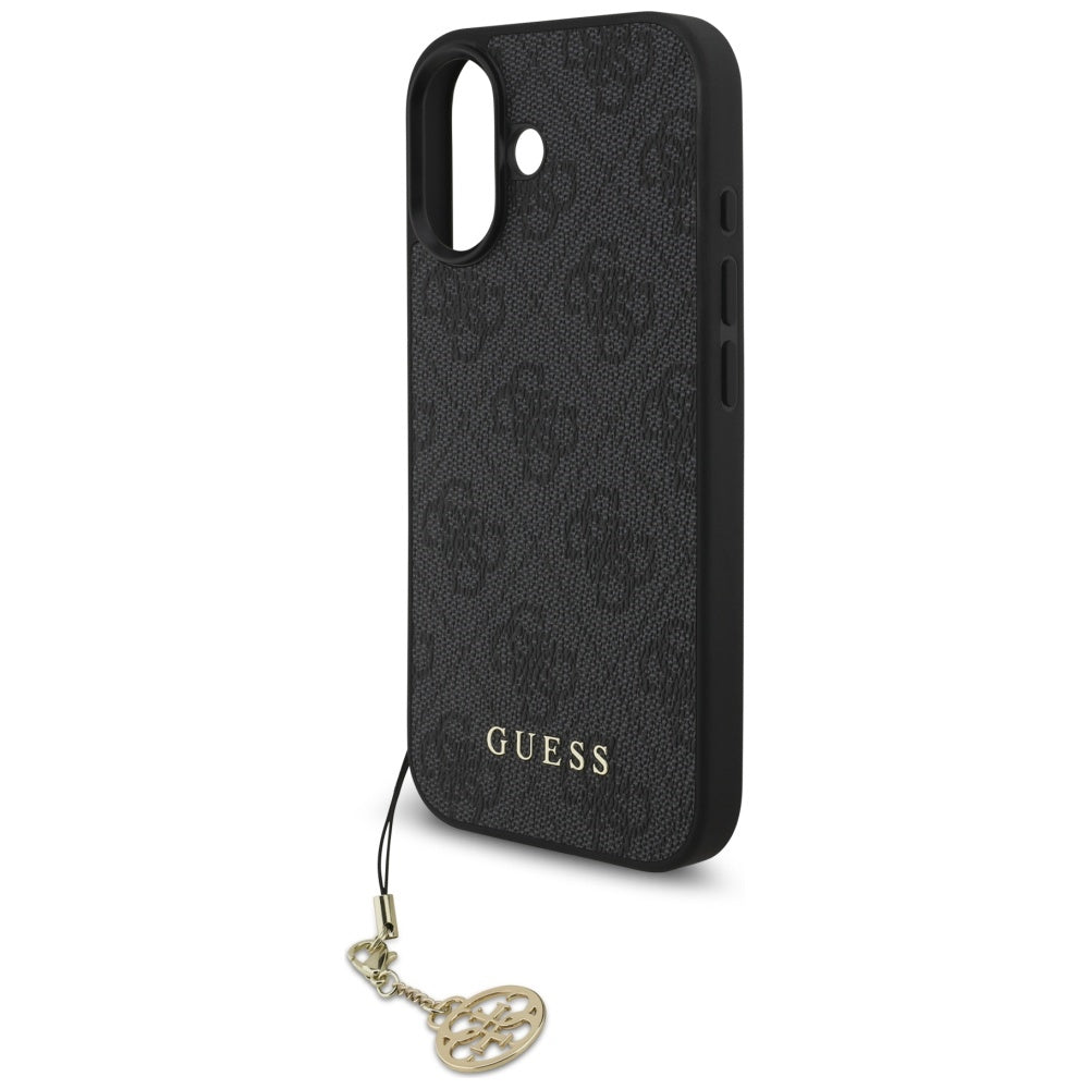 MagSafe tok Apple iPhone 17-hez, Guess, 4G Charm Cradle, Fekete